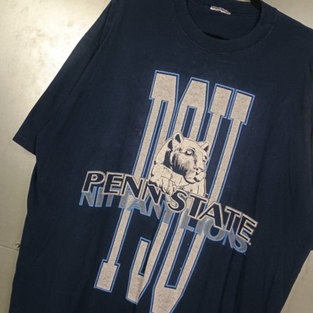 Penn State University Vintage 90s NCAA College Football Graphic Shirt XL Nittany
